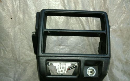 88-91 honda civic si hatchback center console radio bezel rare black