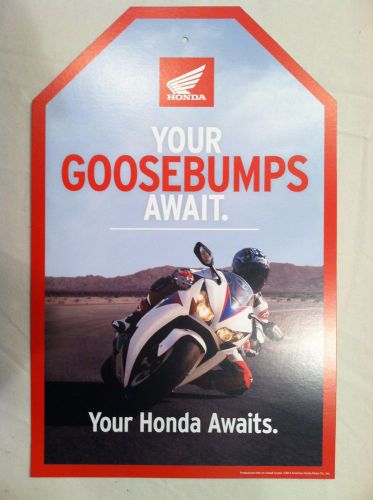 2014 honda sport bike motorcycle sales poster 14&#034; x 9&#034; your goosebumps awaits