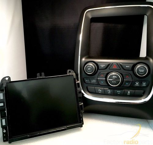 2014 2015 dodge durango uconnect 8.4 dash bezel trim &amp; radio upgrade