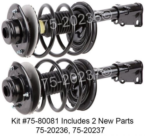 Pair new complete front right &amp; left strut shock coil spring assembly