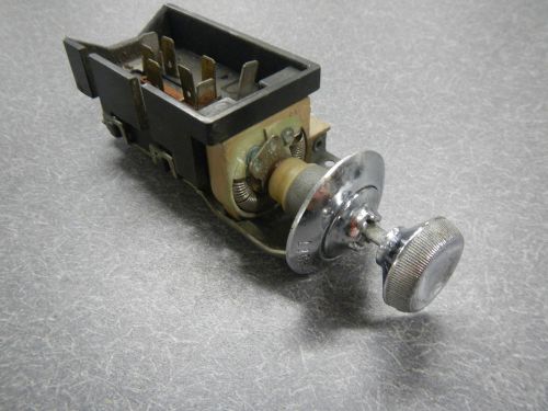 1963 buick riviera headlight switch with chrome knob &amp; bezel 63