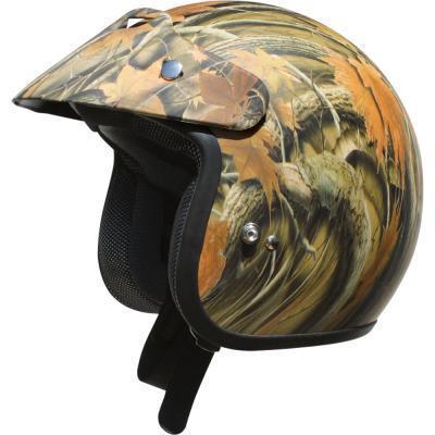 New afx fx-75 open face helmet, camo, med/md