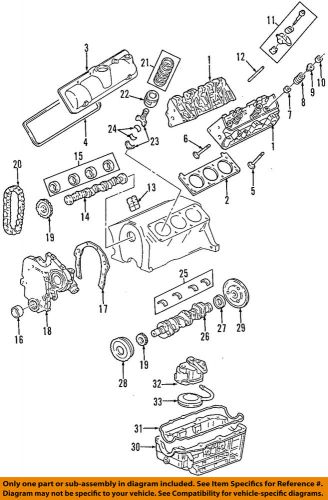 Gm oem-engine oil pan gasket 10182387