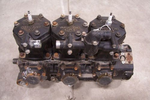 Arctic cat snowmobile 1998 pantera 800 triple short block engine 0662-207