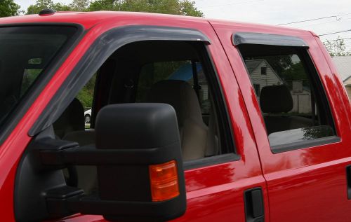 Dodge ram quad cab  2002 - 2008 tape on wind deflector vent visor shade