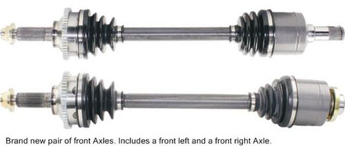 Pair new front right &amp; left cv drive axle shaft assembly for kia sedona