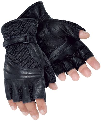 Tourmaster gel cruiser 2 fingerless black gloves size medium