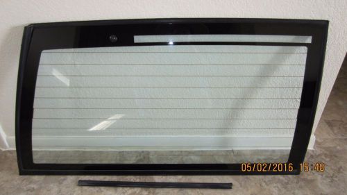 1993 isuzu trooper sport rear driver side heated cargo door glass