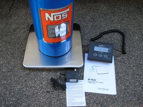 Nos/nitrous/nx/zex/edelbrock/holley/ portable digital nitrous bottle scale-sale!