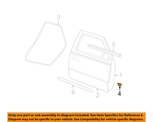 Ford oem 98-11 ranger front door-bumper yc3z2525076aa