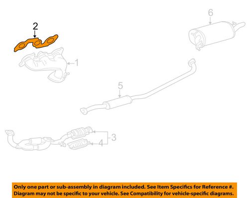 Toyota oem exhaust-manifold gasket 171730a010