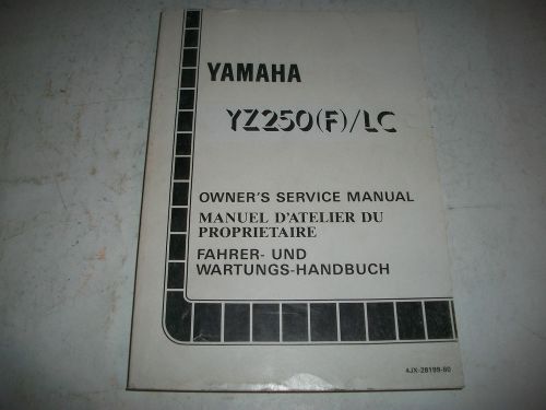 Official 1994 yamaha yz250(f)  motorcycle shop service manual clean more listed