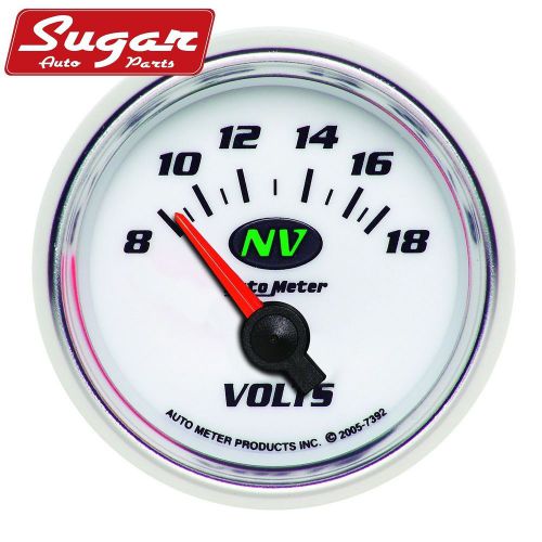 Auto meter 7392 nv; electric voltmeter