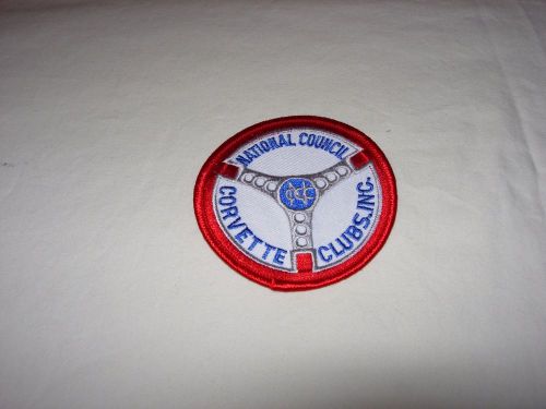 Corvette patch national council corvette clubs inc  nccc