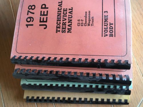 Willys and jeep technical service manuals