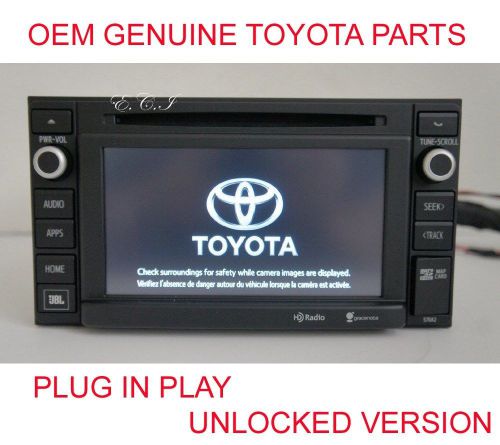 2014 2015 oem genuine toyota sequoia tacoma jbl navigation  apps map card xm