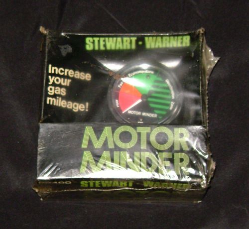 *new* stewart warner 82400 motor minder fuel efficiency gauge new in box