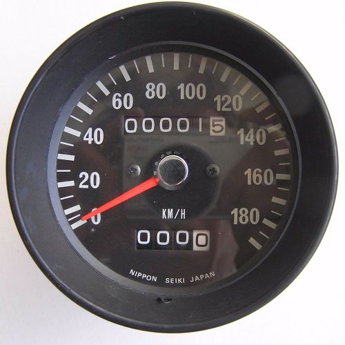 Kawasaki kh250 kh400 s1 s3 h1 speedometer 25005-076 km/h nos genuine.