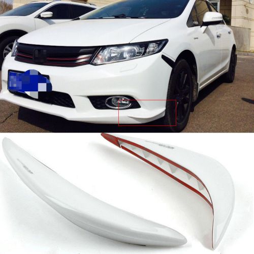 2pcs white color 300mm*150mm*45mm bumper protector corner guard scratch sticker