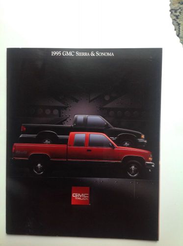 Gmc dealer catalogue &#034;1995 gmc sierra &amp; sonoma&#034;