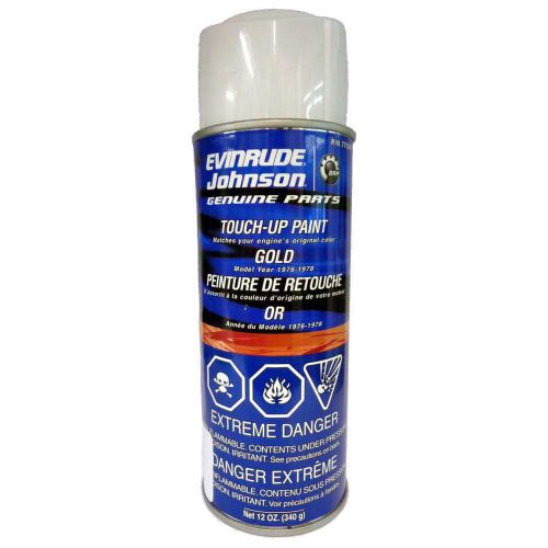 Oem brp omc johnson evinrude 1976-1978 gold touch-up spray paint