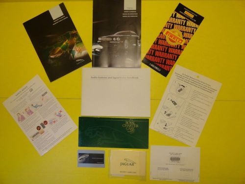 2005 jaguar xj8 xjr vanden plas owners manual full set oem binder item # jag1