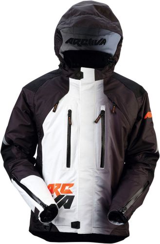 Arctiva 2016 adult snowmobile mech jacket black/white coat size s-3xl