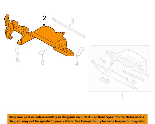 Scion toyota oem 13-15 fr-s glove box-lower panel su00301908