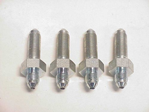 4 new  -3 an straight fittings steel nascar arca scca ump