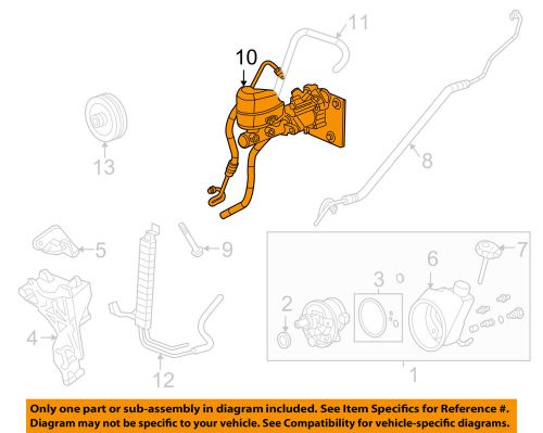 Gm oem-power steering return hose 20930009