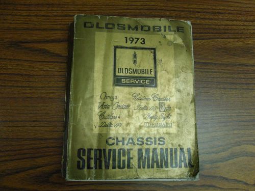 Original 1973 oldsmobile chassis service manual  442 hurst/olds cutlass