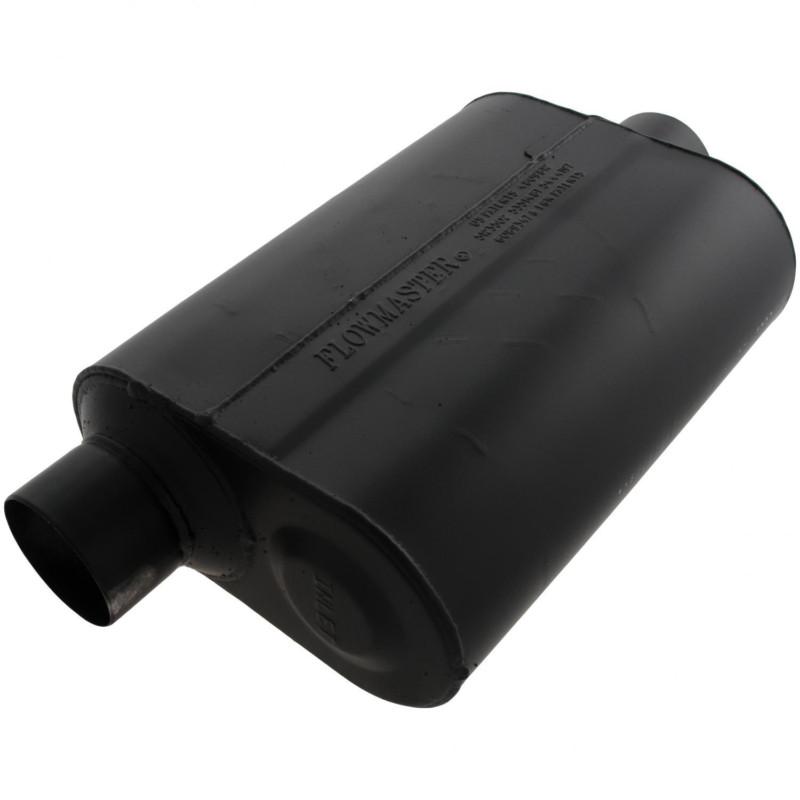 Flowmaster super 40 muffler - 3.00 offset in / 3.00 center out - aggressive