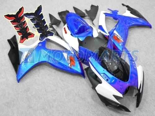 Free tank pad! injection fairing kit for suzuki gsx r 600 750  k6 06 07 gsxr ad