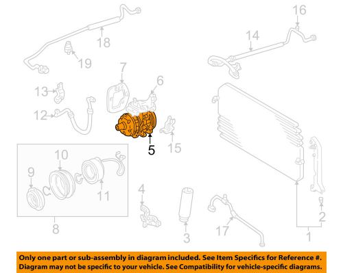 Toyota oem 97-01 camry-a/c compressor 883203310084