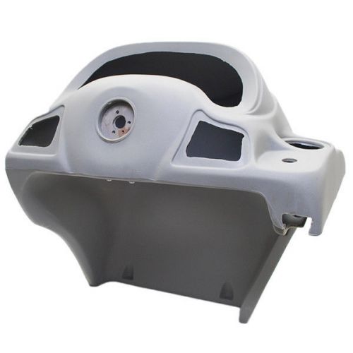 Gray plastic marine boat molded steering console panel blank