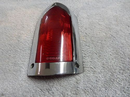 1950 1951 1952 dodge left tail light lens and bezel mopar cpdd dodal dodge lense