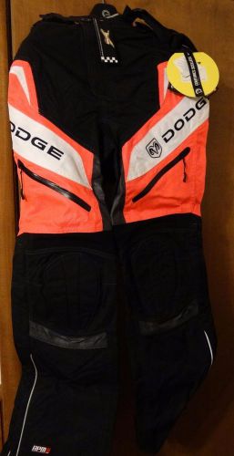 Ski-doo warnert racing dodge sno-x shell pants new with tags mens small