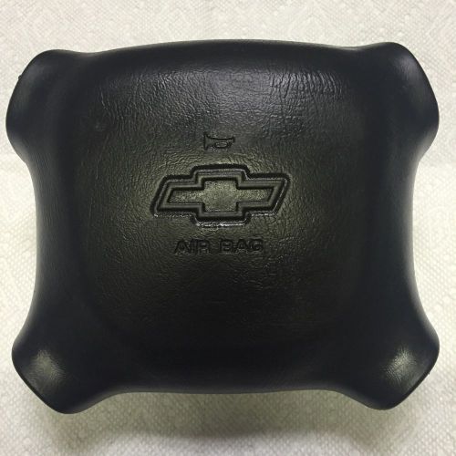 98-02 chevy suburban driver side air bag oem single mode (black)