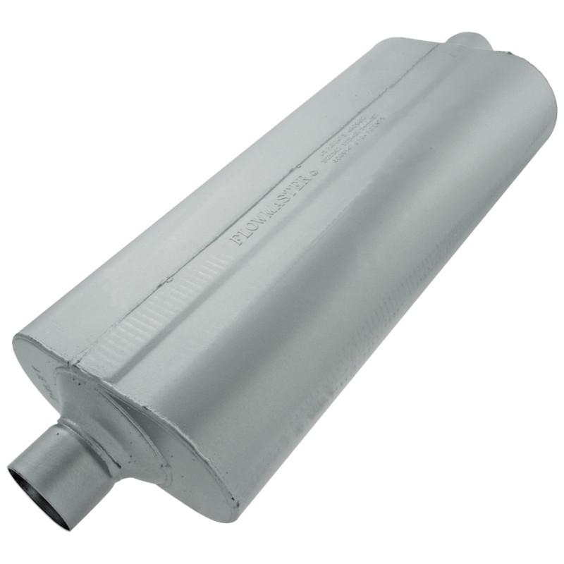 Flowmaster 70 series muffler - 2.50 center in / 2.50 center out - mild sound