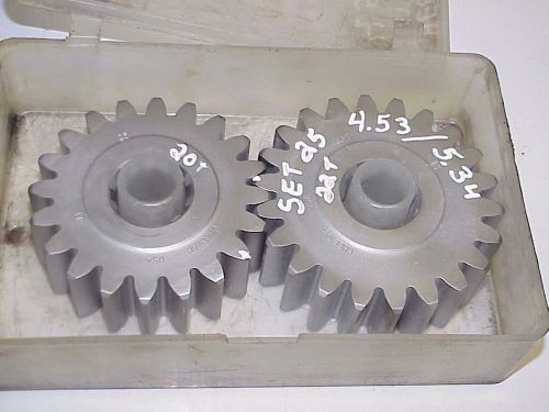 Cheetah #25 quick change 4.53-5.34 rear end gears &amp; plastic case 10 spline u9