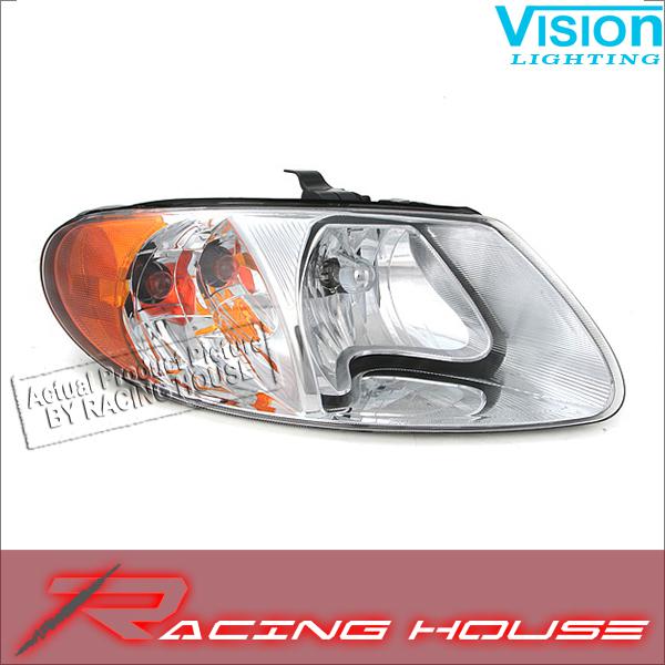 Right passenger side headlight kit unit 2001-2007 chrysler town country van