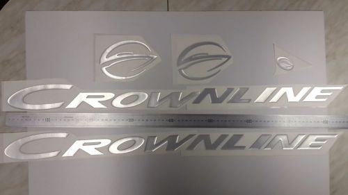 Crownline boat emblem 33&#034; stickers set - adesivi barca - pegatinas barcos