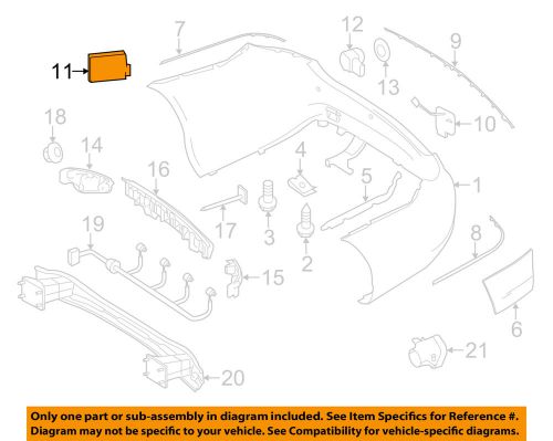 Mercedes mercedes-benz oem 12-14 e350 lane departure warning-sensor 0009050210