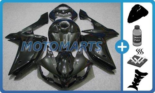 Bundle for yamaha yzf 1000 r1 07 08 injection body kit fairing & windscreen blk