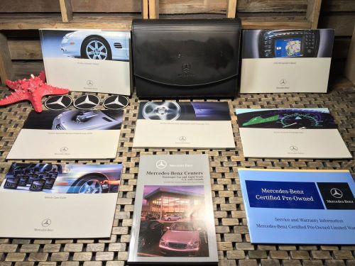 2003 mercedes sl500 sl55 amg owners manual + navigation book &#034;no longer n print&#034;