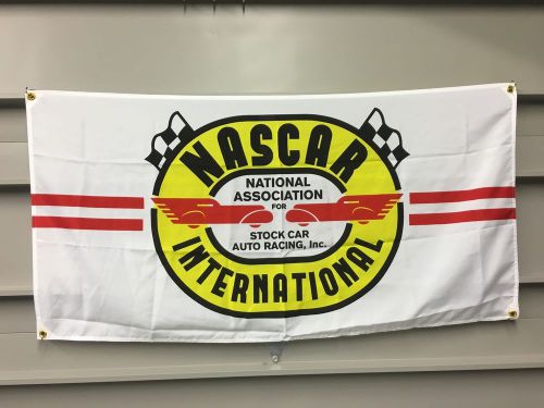 Nascar flag banner ~ ford chevy mustang nova ss camaro dodge racing v8 sbc 350