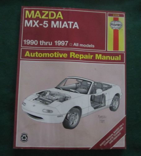 Haynes mazda mx-5 miata manual 1990-1997