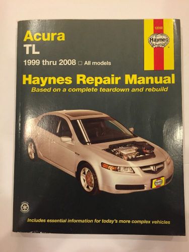 Repair manual haynes 12050 fits 99-08 acura tl