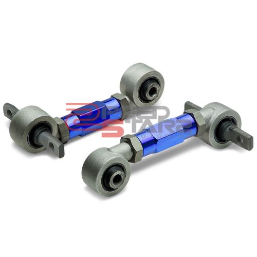 Eg/eh/ej/dc2 blue rear suspension adjustable racing camber control toe arm kit