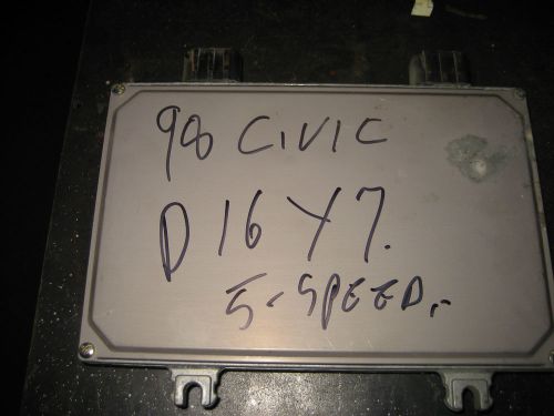 Free shipping : honda p2e ecu 5 speed d16y7 from 1998 civic